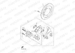 REAR BRAKE CALIPER