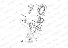 REAR BRAKE CALIPER