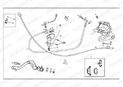 Rear brake caliper