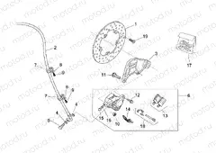 Rear brake caliper