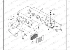 REAR BRAKE CALIPER