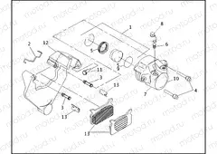 REAR BRAKE CALIPER
