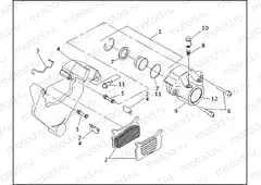 REAR BRAKE CALIPER