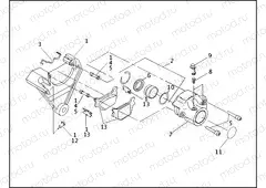 REAR BRAKE CALIPER