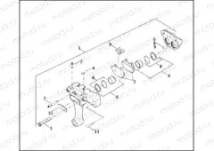 REAR BRAKE CALIPER