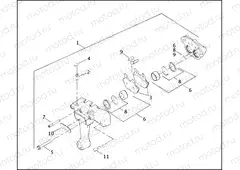 REAR BRAKE CALIPER