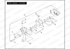 REAR BRAKE CALIPER