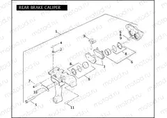 REAR BRAKE CALIPER