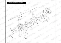 REAR BRAKE CALIPER