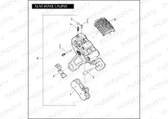 REAR BRAKE CALIPER