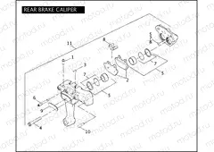 REAR BRAKE CALIPER