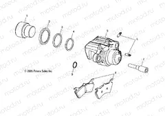 REAR BRAKE CALIPER - A04CL50AA (4999201649920164B10) | REAR BRAKE CALIPER - A04CL50AA (4999201649920164B10)