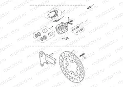 Rear Brake Caliper & Disc