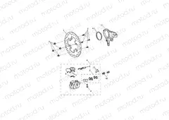 Rear Brake Caliper & Disc