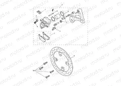 Rear Brake Caliper & Disc