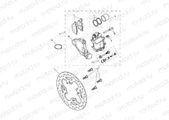 Rear Brake Caliper & Disc