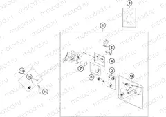 REAR BRAKE CALIPER|Frame|13