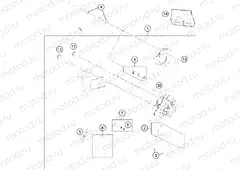 REAR BRAKE CALIPER|Frame|13