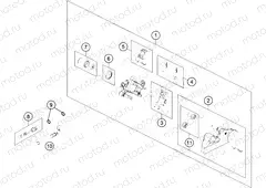 REAR BRAKE CALIPER|Frame|13