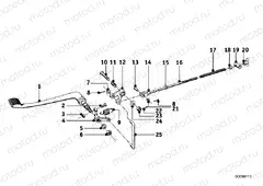 Rear brake control