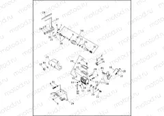 REAR BRAKE CONTROL - FLST MODELS
