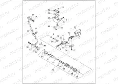 REAR BRAKE CONTROL - FXST (1 OF 2)
