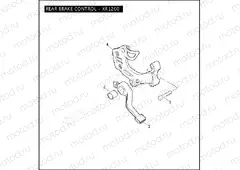 REAR BRAKE CONTROL - XR1200