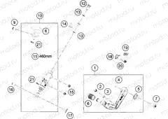 REAR BRAKE CONTROL|Frame|13