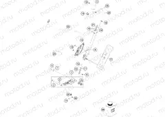 REAR BRAKE CONTROL|Frame|13