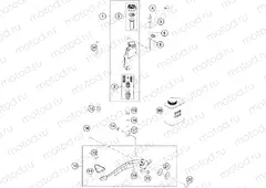 REAR BRAKE CONTROL|Frame|13