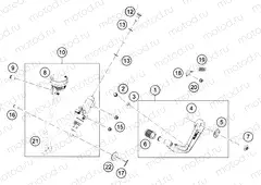 REAR BRAKE CONTROL|Frame|13