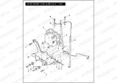 REAR BRAKE LINES & MODULE - ABS