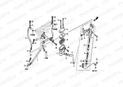 REAR BRAKE MASTER CYLINDER