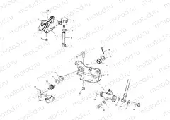 REAR BRAKE MASTER CYLINDER - A01CG38CA (4963916391C001) | REAR BRAKE MASTER CYLINDER - A01CG38CA (4963916391C001)