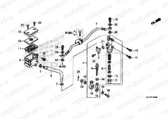 REAR BRAKE MASTER CYLINDER (CBR600RR)