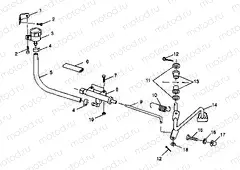 REAR BRAKE MASTER CYLINDER - W98BC50A (4944994499c003) | REAR BRAKE MASTER CYLINDER - W98BC50A (4944994499c003)