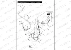 REAR BRAKE MASTER CYLINDER - XR1200