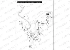 REAR BRAKE MASTER CYLINDER - XR1200/X