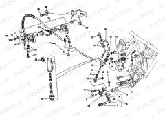 REAR BRAKE SYSTEM 016056-024036 » BRAKING SYSTEM
