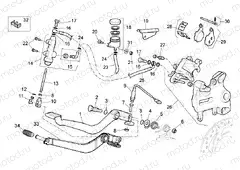Rear brake system