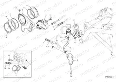 REAR BRAKE SYSTEM [MOD:HYM 950]