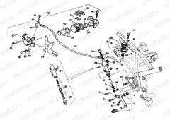 REAR BRAKE SYSTEMMY91 » BRAKING SYSTEM