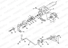 REAR BRAKE Trail Blazer W98BA25C (4945464546B013) | REAR BRAKE Trail Blazer W98BA25C (4945464546B013)
