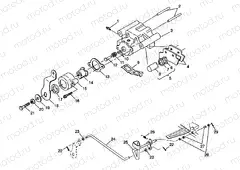 REAR BRAKE XPLORER 300 W98CC28C (4945264526C007) | REAR BRAKE XPLORER 300 W98CC28C (4945264526C007)