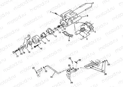 REAR BRAKE XPLORER 400L W98CC38C (4945414541C006) | REAR BRAKE XPLORER 400L W98CC38C (4945414541C006)