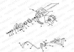 REAR BRAKE XPRESS 300 W98CA28C (4945364536C003) | REAR BRAKE XPRESS 300 W98CA28C (4945364536C003)