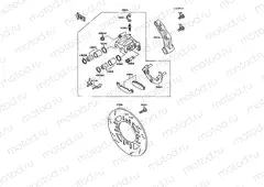 Rear Brake(EX250F-000399-)
