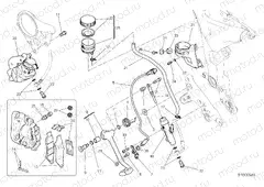 REAR BRAKING SYSTEM [MOD:MS1200SA]