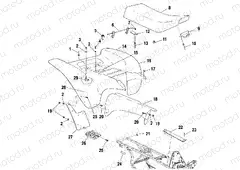 REAR CAB - A01BA50AA (4963716371A004) | REAR CAB - A01BA50AA (4963716371A004)