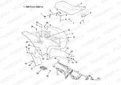 REAR CAB - A04BA25CA/CB (4986208620A04) | REAR CAB - A04BA25CA/CB (4986208620A04)